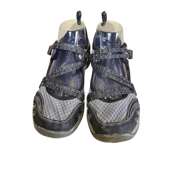 Chaco Womens Size 8.5-9 Outcross Evo Mary Jane Hiking Shoes Gray Adjustable - Picture 3 of 9